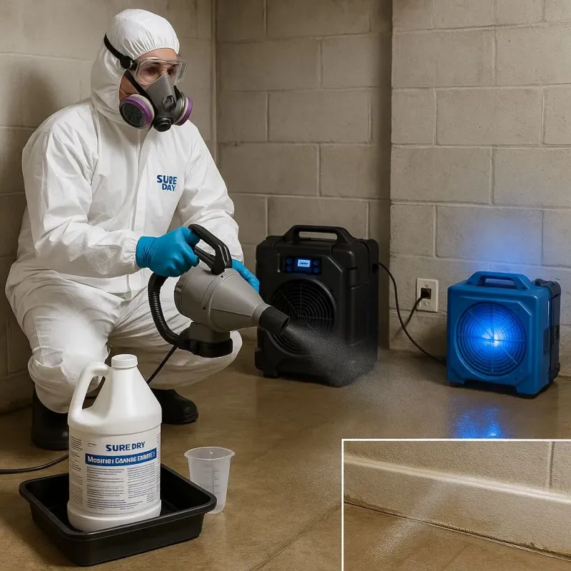 Sanitization and Odor Removal process in Charles Village, MD